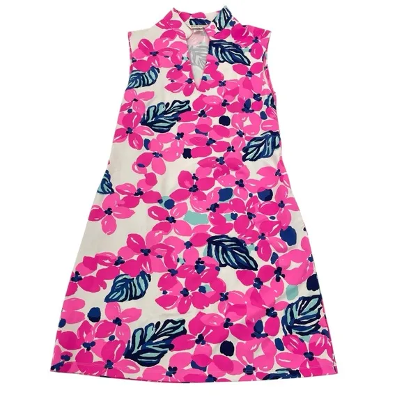 MAHI GOLD Schooner Dress Medium Pink/Blue