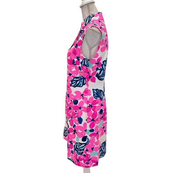 MAHI GOLD Schooner Dress Medium Pink/Blue