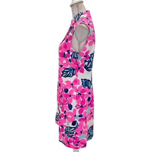 MAHI GOLD Schooner Dress Medium Pink/Blue