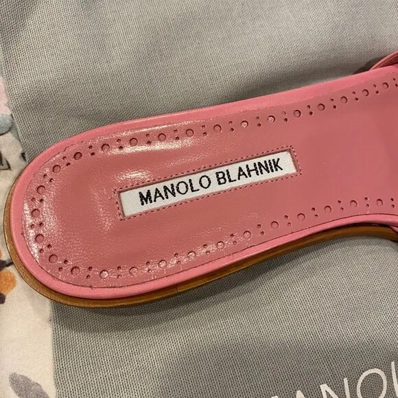 Manolo Blahnik Araspemu sandal (worn once!)