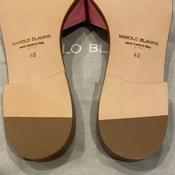 Manolo Blahnik Araspemu sandal (worn once!)