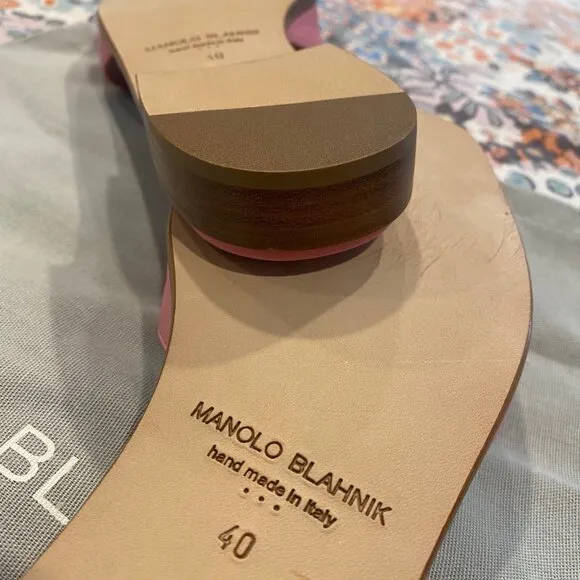 Manolo Blahnik Araspemu sandal (worn once!)