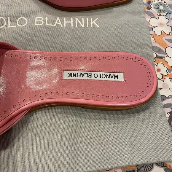Manolo Blahnik Araspemu sandal (worn once!)