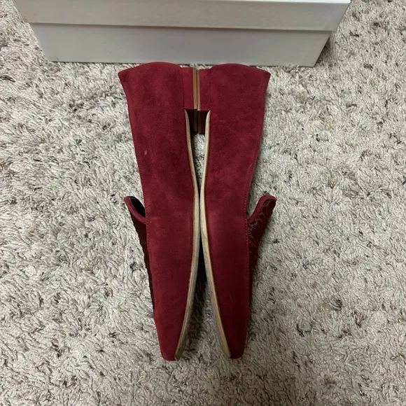 Manolo Blahnik artura suede and calf hair flats