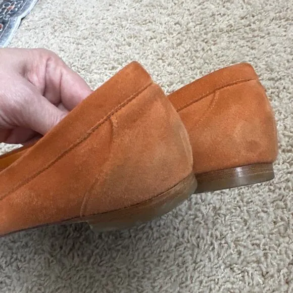 Manolo Blahnik Suede Flat Loafers 37