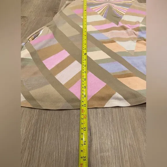 MARA HOFFMAN Prism Turtleneck Swing Dress Size Small