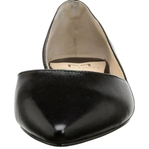 Marc Fisher LTD Sunny D'Orsay Pointed Toe Leather Flats Size 5