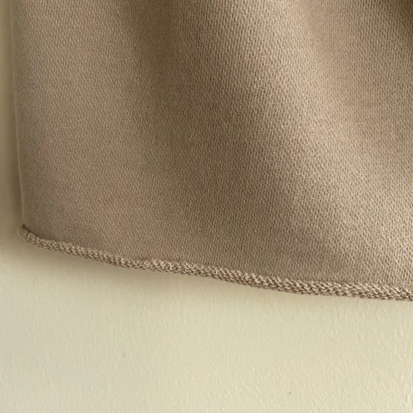 Marc Jacobs Tan Cotton-Terry Mini Skirt