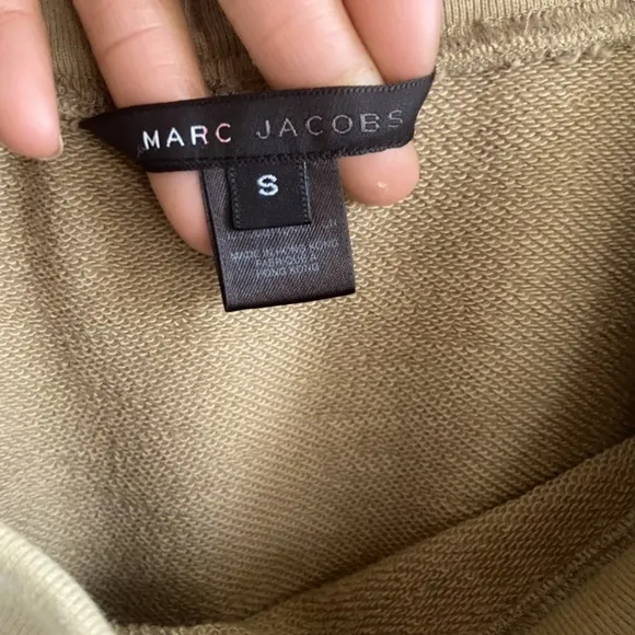 Marc Jacobs Tan Cotton-Terry Mini Skirt