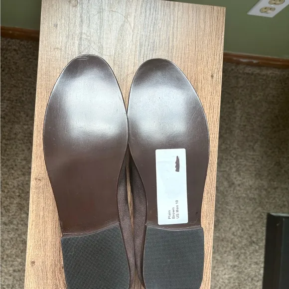 May Anthony Plain Jane Men's Brown Suede Loafers Brand New Never Worn