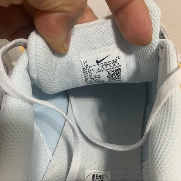 Men Nike Tech Hera Lifestyle Shoes Sneakers White/White/Summit White‎ FJ9532-100