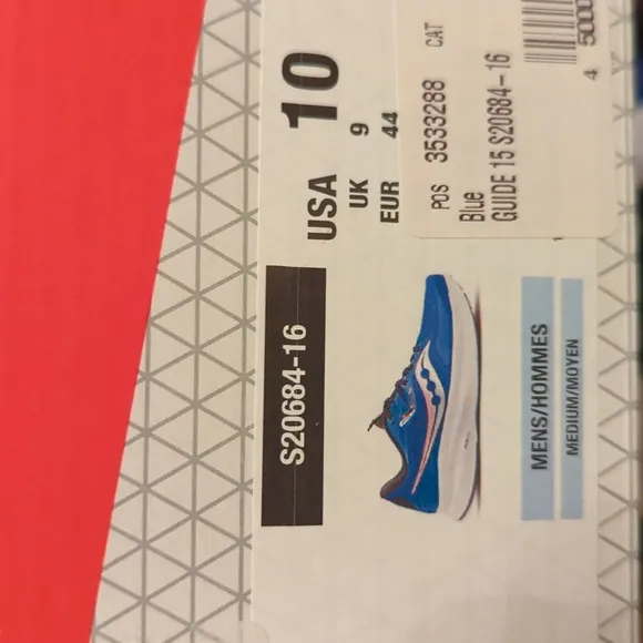 MEN SAUCONY GUIDE 15 Sneakers Color Sapphire/ Black Blue