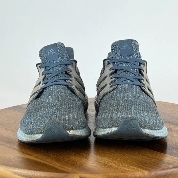 Mens Adidas Ultraboost 4.0 Tech Ink Glow Blue Running Shoes‎ Sneakers Size 12 M