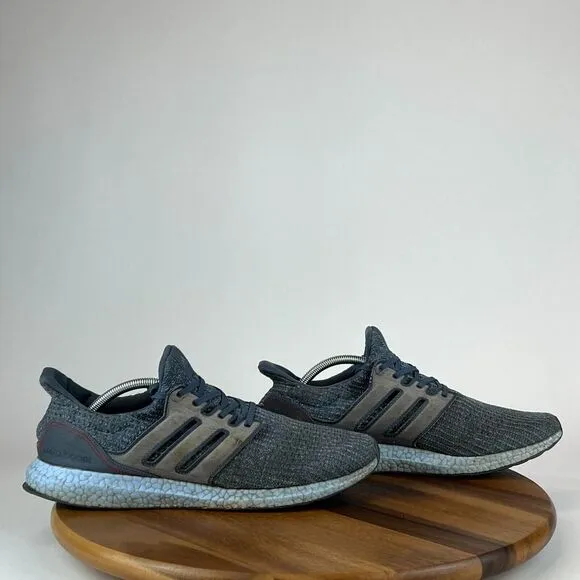 Mens Adidas Ultraboost 4.0 Tech Ink Glow Blue Running Shoes‎ Sneakers Size 12 M