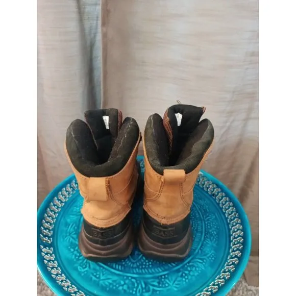 Men's Bass Thermo Lite Performance Insulations Brown/Black Boots Size 9M