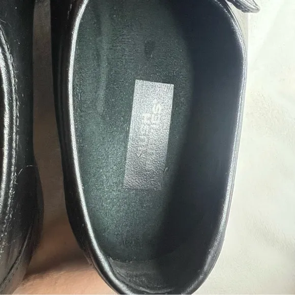 Men’s Hush Puppies Sutton Black Loafers Size 10 W-preowned