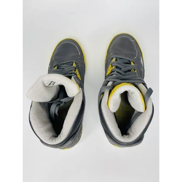 Men's Nike Shoes Auto Trainer Neutral Grey Vibrant Yellow Sneakers Size 9