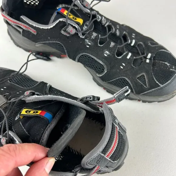 Men's Salomon Tech- Amphibian 3W Hiking Trekking Shoes Sneakers Size: 8