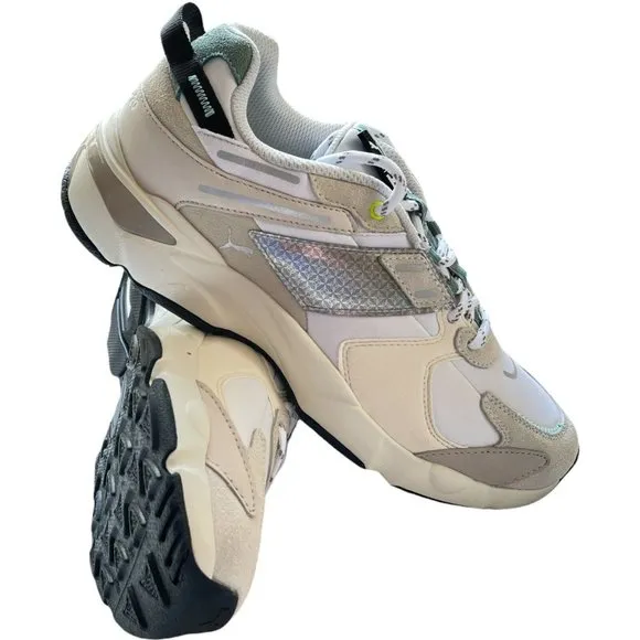 Men’s Sneakers Size 10  PUMA Liquid Cell Extol Helly Hansen Gray/White 373552-01