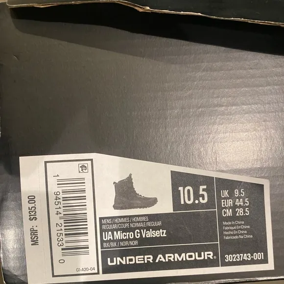 Men's UA Micro G® Valsetz Tactical Boots
