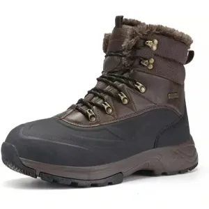 Men's Waterproof Hiking Boots Anti-Slip Lightweight Outdoor Mid Top Ankle Boot 8