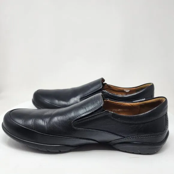 Mephisto Cool-Air Loafers Men 10 Balder Black Leather Slip-on Comfort 11504713