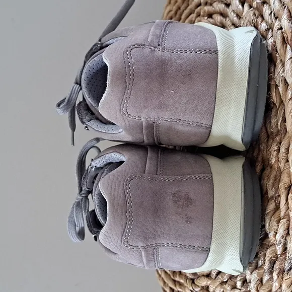 Mephisto Mens Grey Nubuck Leather Comfort‎ Walking Sneaker Padded Size 9.5