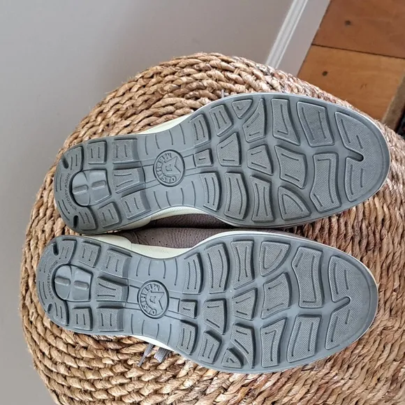 Mephisto Mens Grey Nubuck Leather Comfort‎ Walking Sneaker Padded Size 9.5