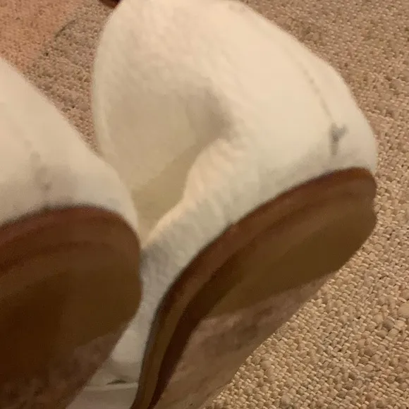 Mercedes Castillo White Amaia Flat Sandals
