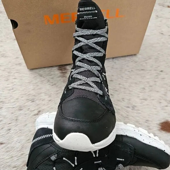 Merrell Bravada 2 Thermo Women's Waterproof Mid Hiking Boots Black Size 9 NEW