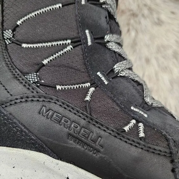 Merrell Bravada 2 Thermo Women's Waterproof Mid Hiking Boots Black Size 9 NEW