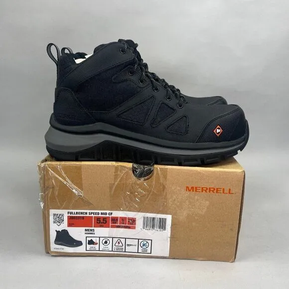 Merrell Men's Size 5.5 Fullbench Speed Mid Carbon Fiber Boots