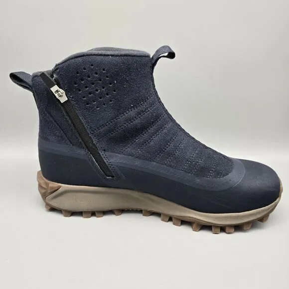 Merrell Men's Sz 7 Blue Thermo Snowdrift Zip Mid Boot Waterproof Warm Leather