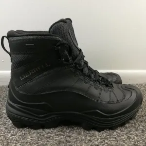 Merrell Mens Thermo Chill Mid Waterproof Insulated Hiking Boots Black 10.5