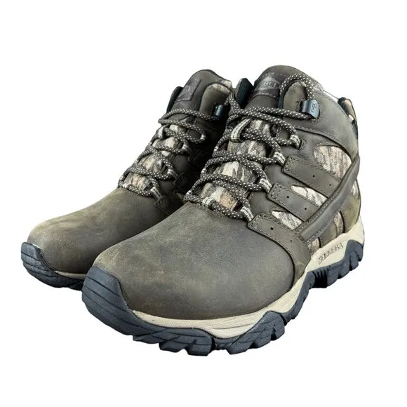 Merrell Moab Timber Thermo 6&quot; WP SR Espresso Brown Boots Men's Size 12