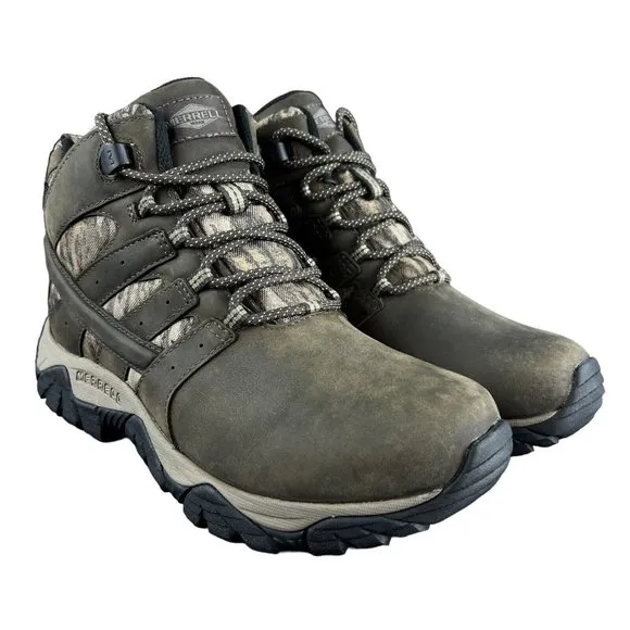 Merrell Moab Timber Thermo 6&quot; WP SR Espresso Brown Boots Men's Size 12