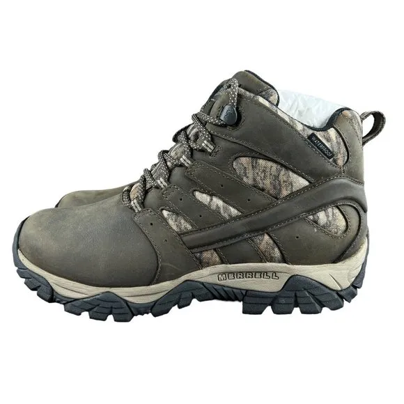 Merrell Moab Timber Thermo 6&quot; WP SR Espresso Brown Boots Men's Size 12