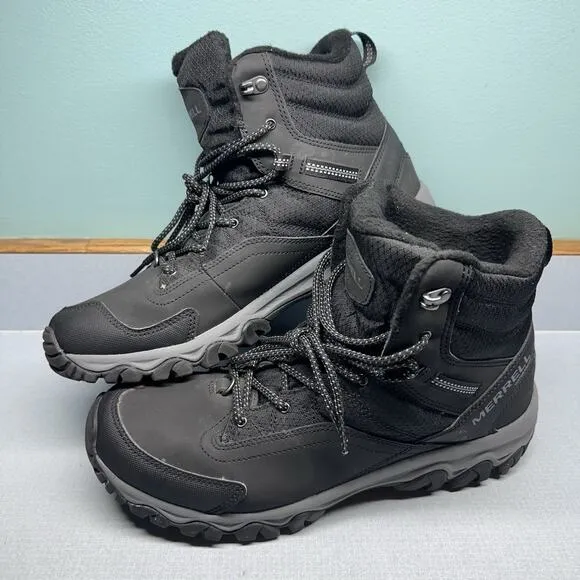 Merrell Thermo Akita Mid W/P Boot J036441 Black Size Men’s 10.5