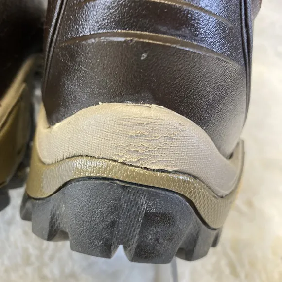 Merrell Vibram Thermo Juneau Boots Insulated Waterproof Zip Brown Size 12 Zip
