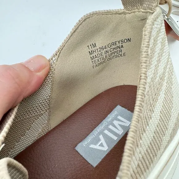 MIA | Greyson NEW Neutral Tan Camo Print Slip On Comfort Sneakers