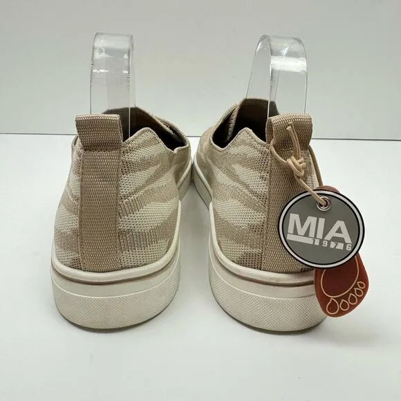 MIA | Greyson NEW Neutral Tan Camo Print Slip On Comfort Sneakers