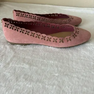 Michael Kors THALIA Ballet Flats Pink Suede size 7M