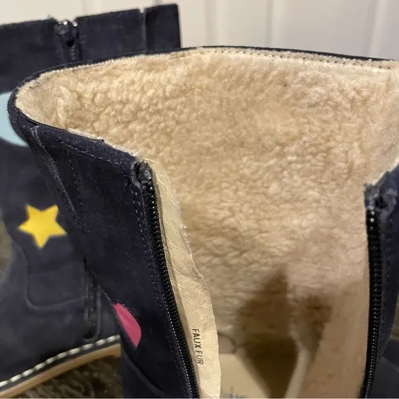 Mini Boden Tall Navy Boots