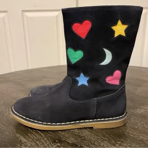 Mini Boden Tall Navy Boots