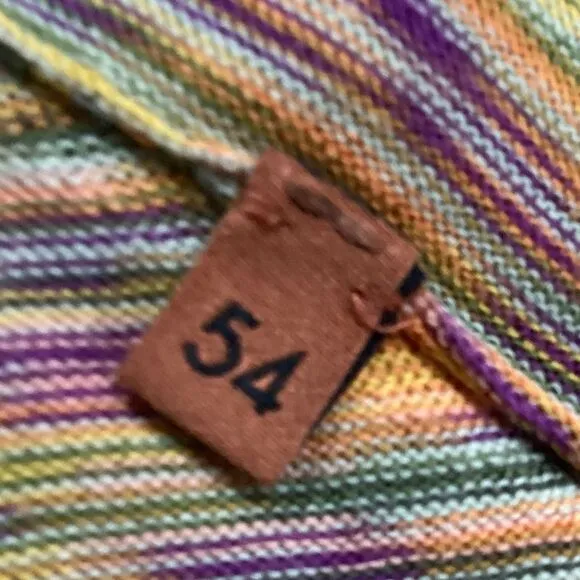 Missoni Slub Crewneck T-Shirt in Multicolor Cotton