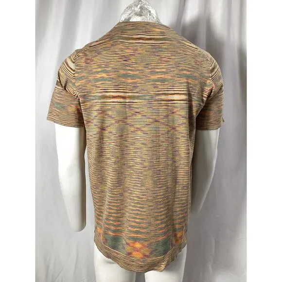 Missoni Slub Crewneck T-Shirt in Multicolor Cotton