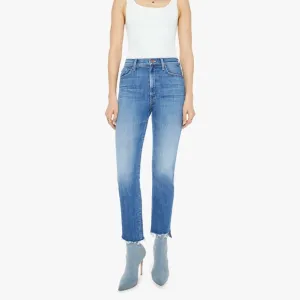 Mother Denim High Waisted Rider Ankle Step FrayWash: Loafers And Lassos 26
