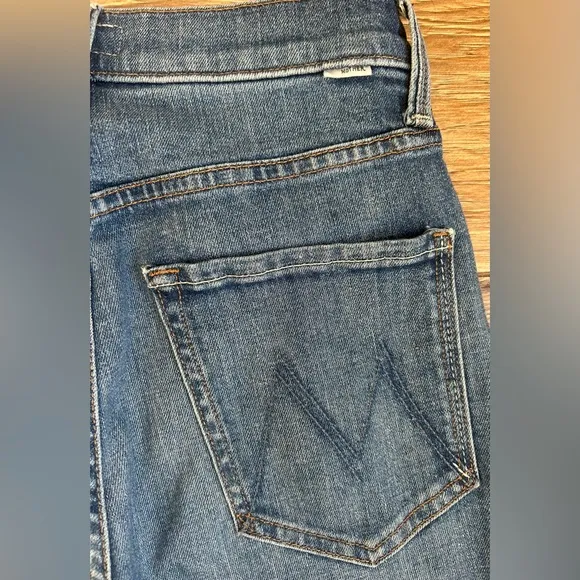 Mother Jeans Rider Ankle Step Fray Size 26 Lassos and Loafers New With Tag