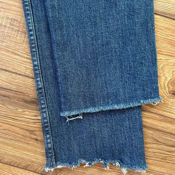 Mother Jeans Rider Ankle Step Fray Size 26 Lassos and Loafers New With Tag