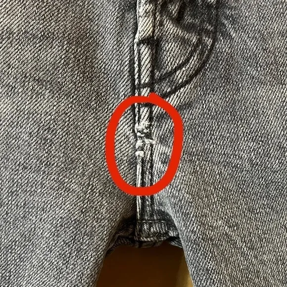 Mother Superior The Tomcat Ankle Jeans Hitting The Pavement Straight Leg Size 24